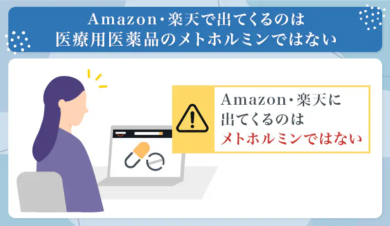 Amazonや楽天で出てくるのはメトホルミンに効果が似たサプリ