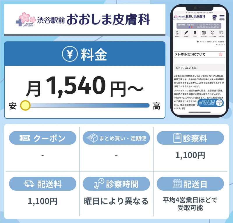 渋谷駅前おおしま皮膚科の公式情報